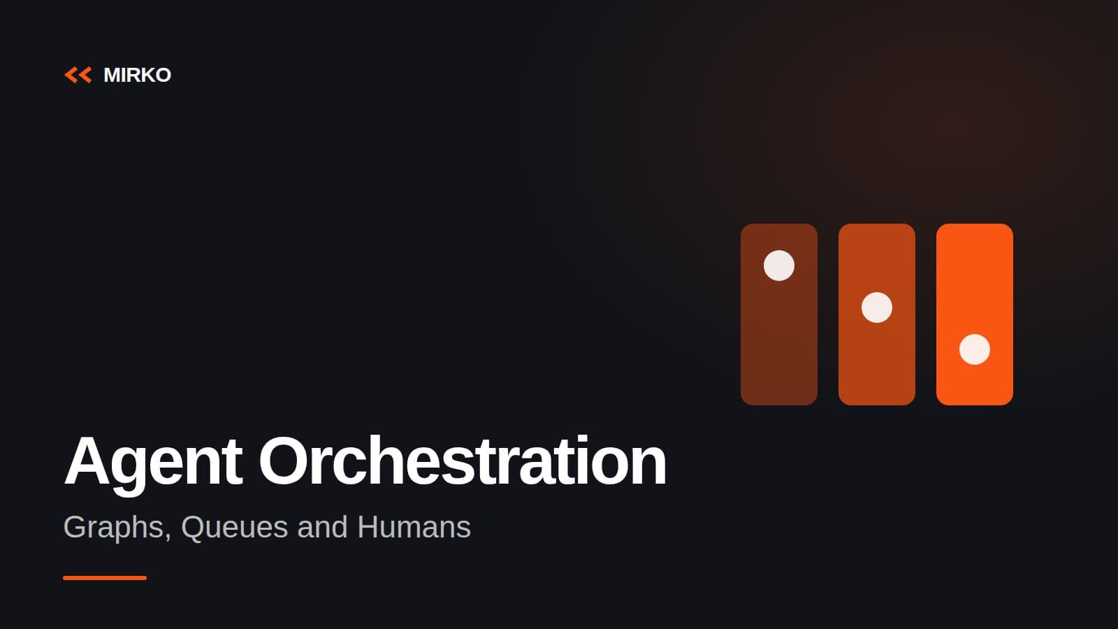 Orchestrating AI Agents in Production: Graphs, Queues and the Human in the Loop