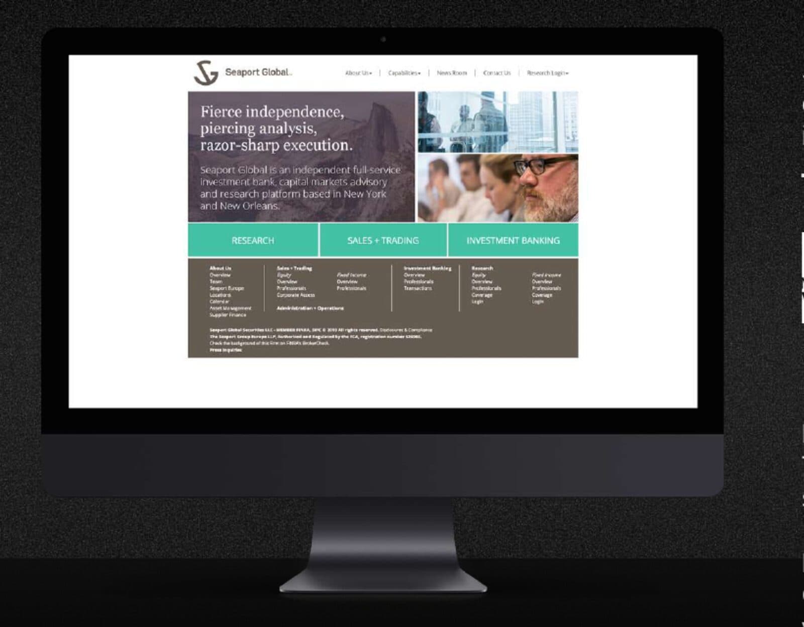 Seaport Global — Investment Bank Website